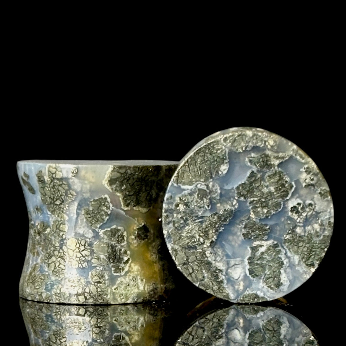 9/16” / 14mm Marcasite In Agate