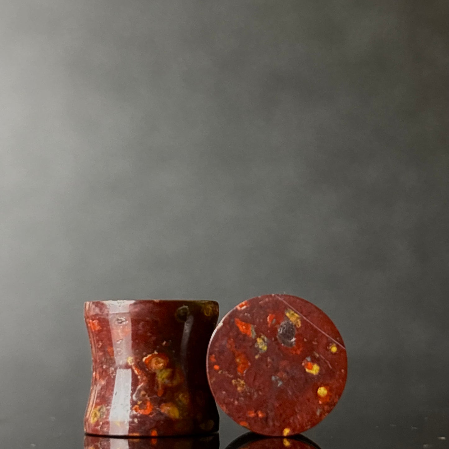 7/16” / 11mm Red Moss Agate