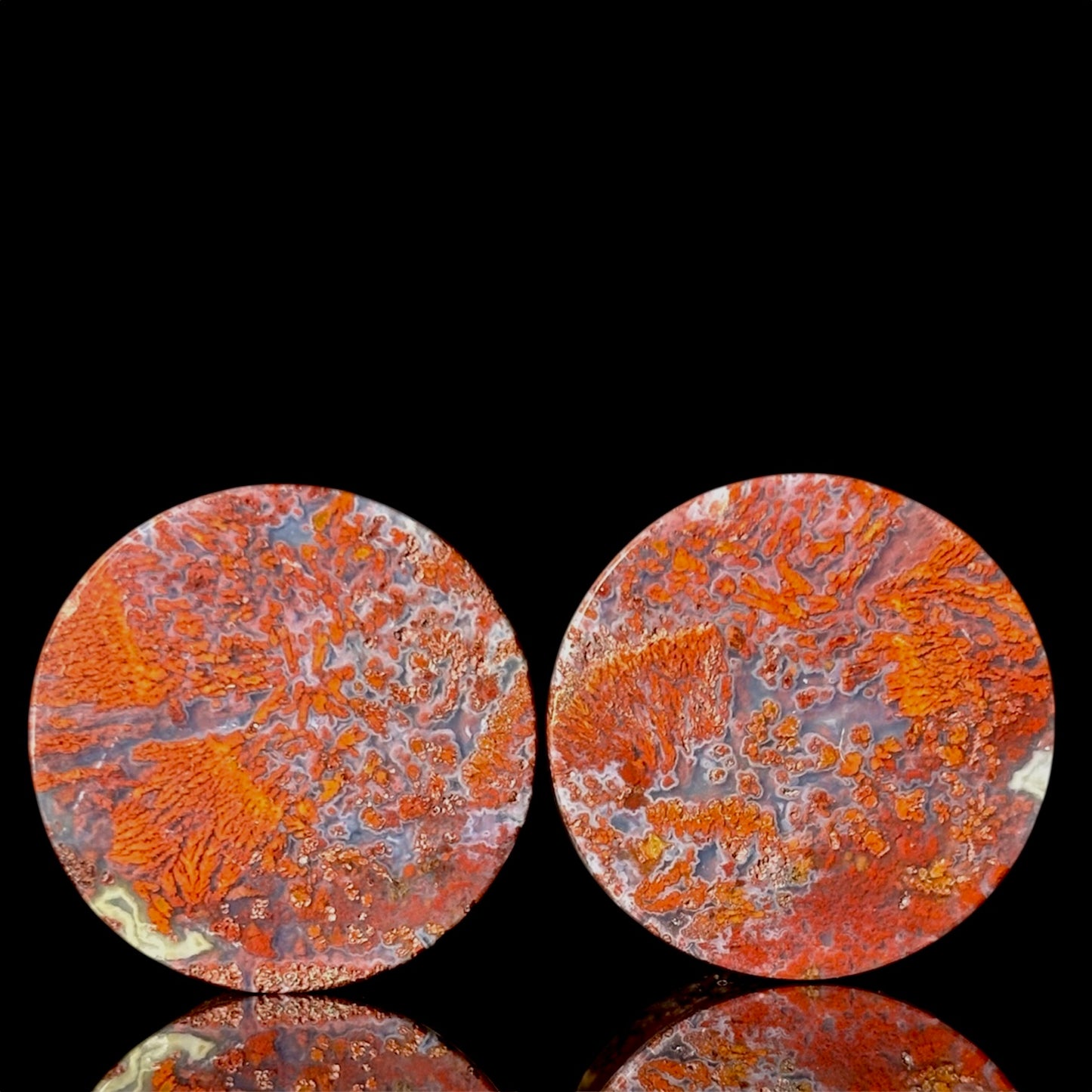 3/4” / 19mm Red Moss Agate