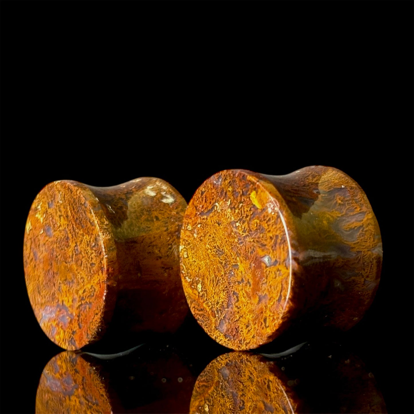 3/4” / 19mm Yellow Moss Agate