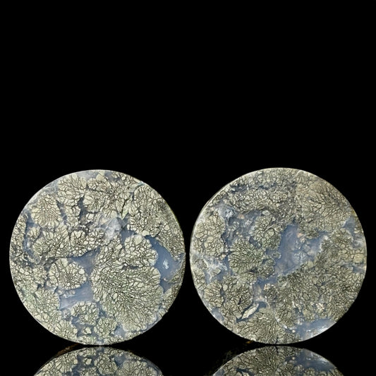 1 1/8” (28mm) marcasite in agate
