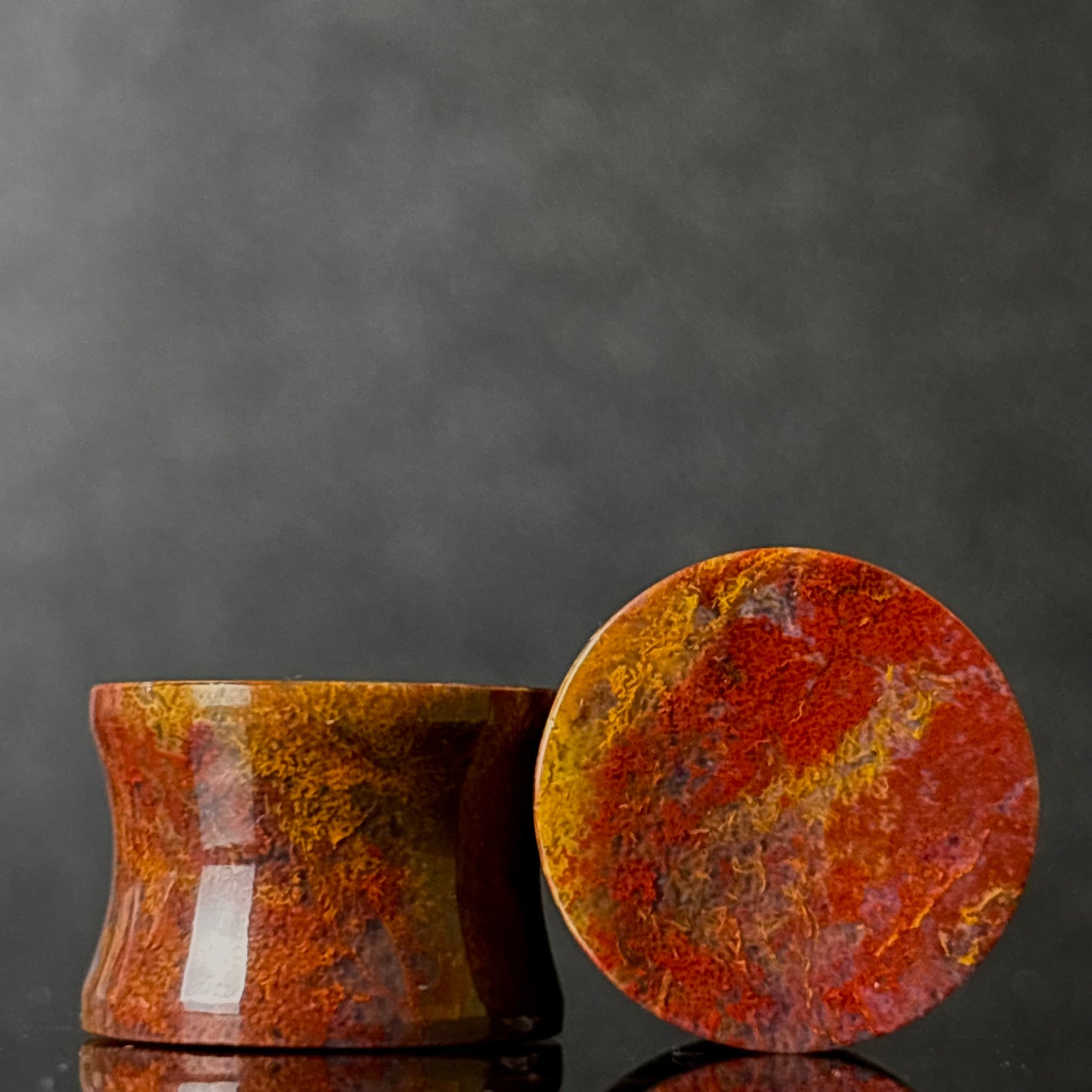 5/8” / 16mm Red Moss Agate