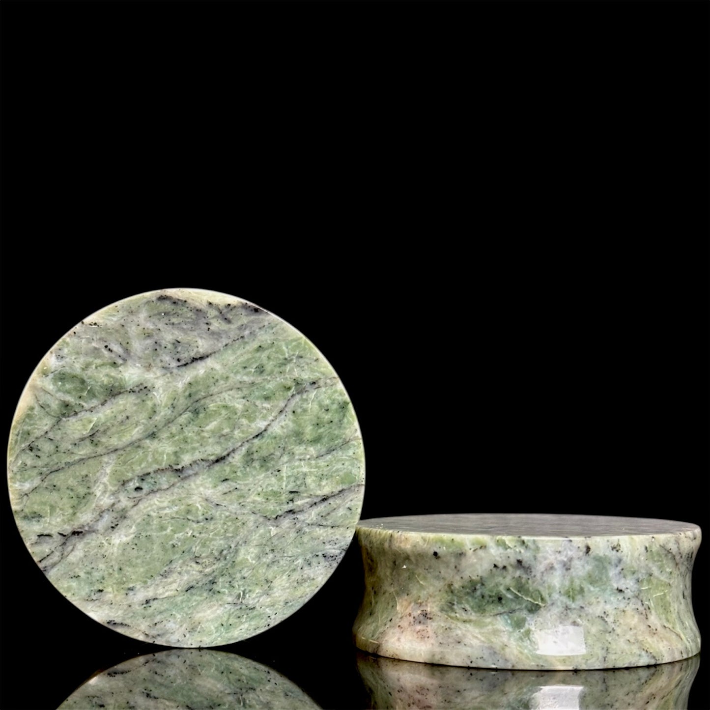 1 1/2” / 38mm Green Maligano Jasper