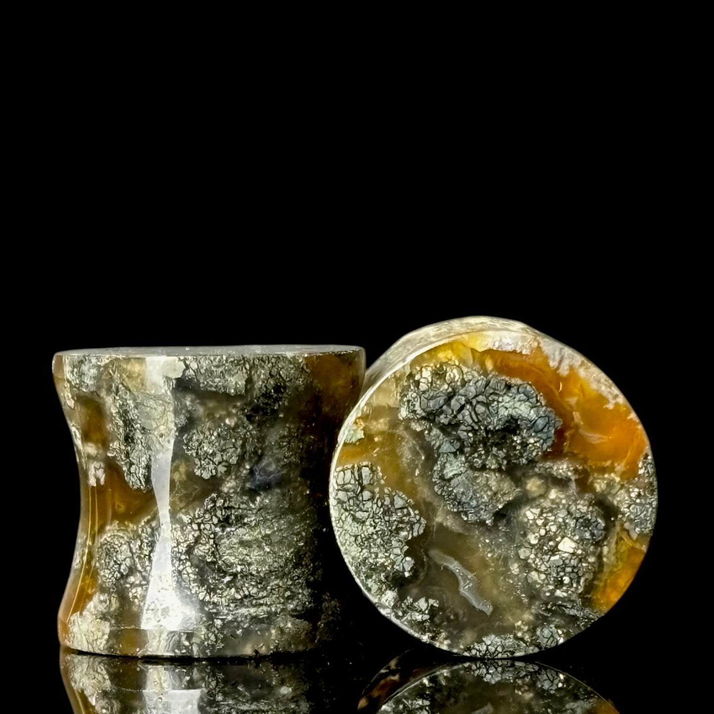 1/2” / 12mm Marcasite In Agate