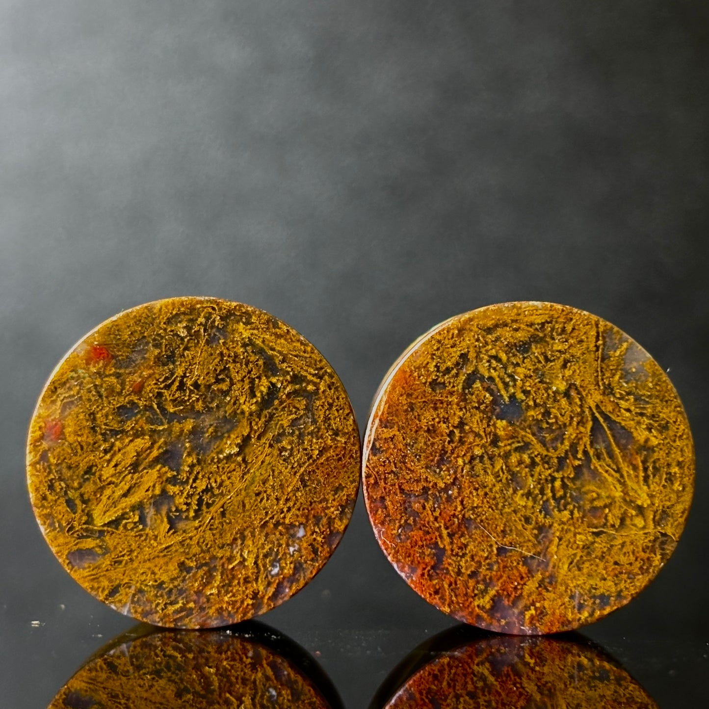 3/4” / 19mm Yellow Moss Agate