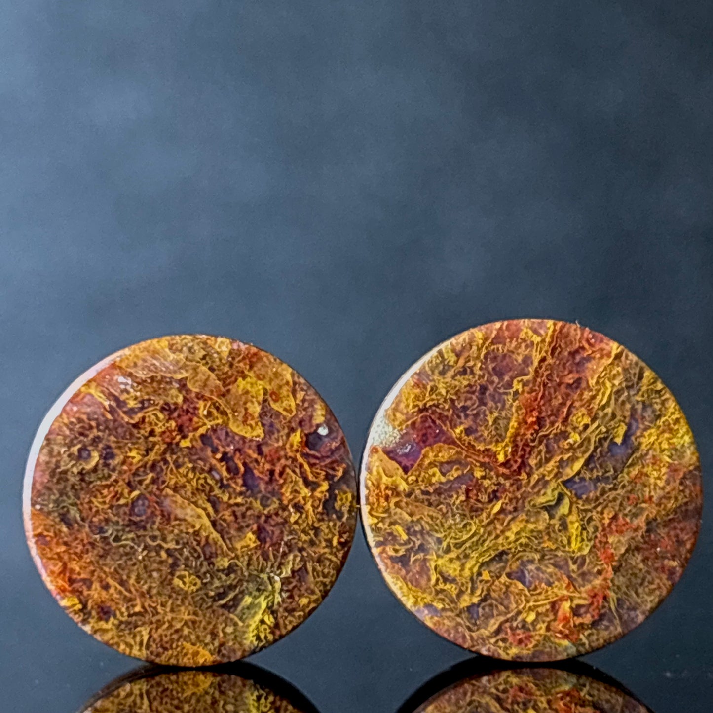 1/2” / 12mm Yellow Moss Agate