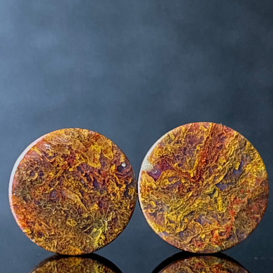 1/2” / 12mm Yellow Moss Agate