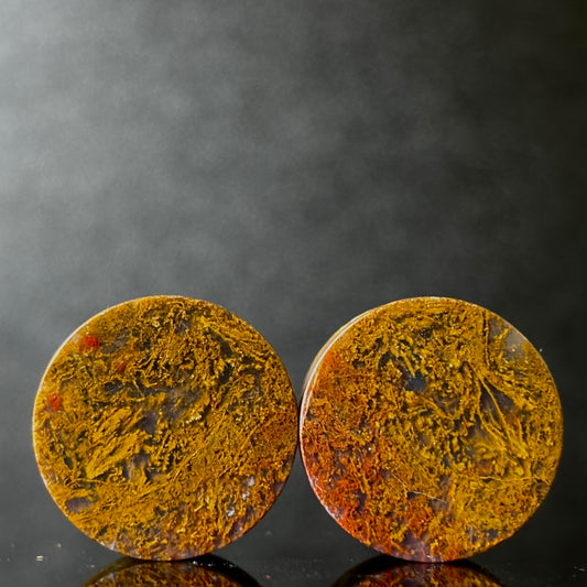 3/4” / 19mm Yellow Moss Agate