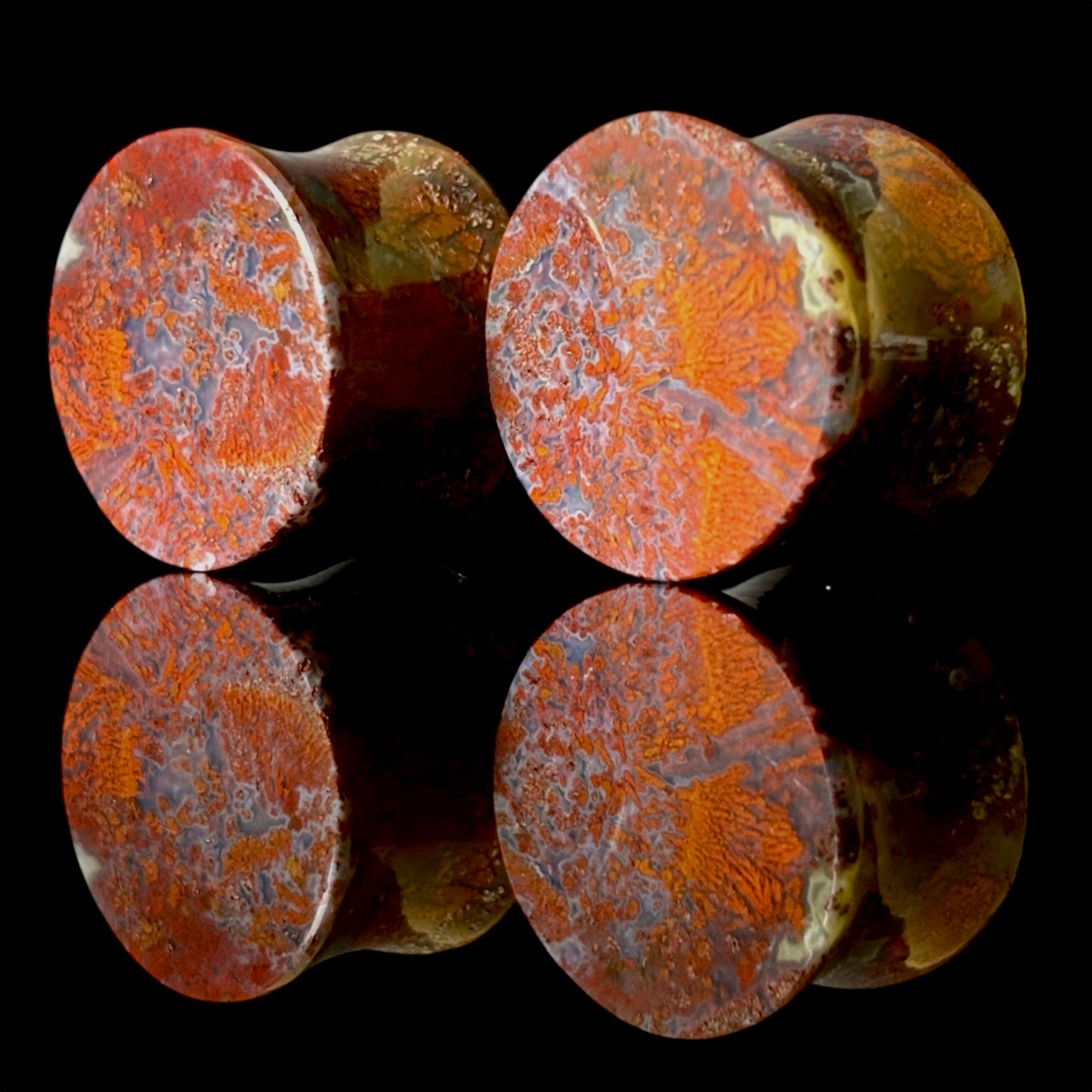 3/4” / 19mm Red Moss Agate