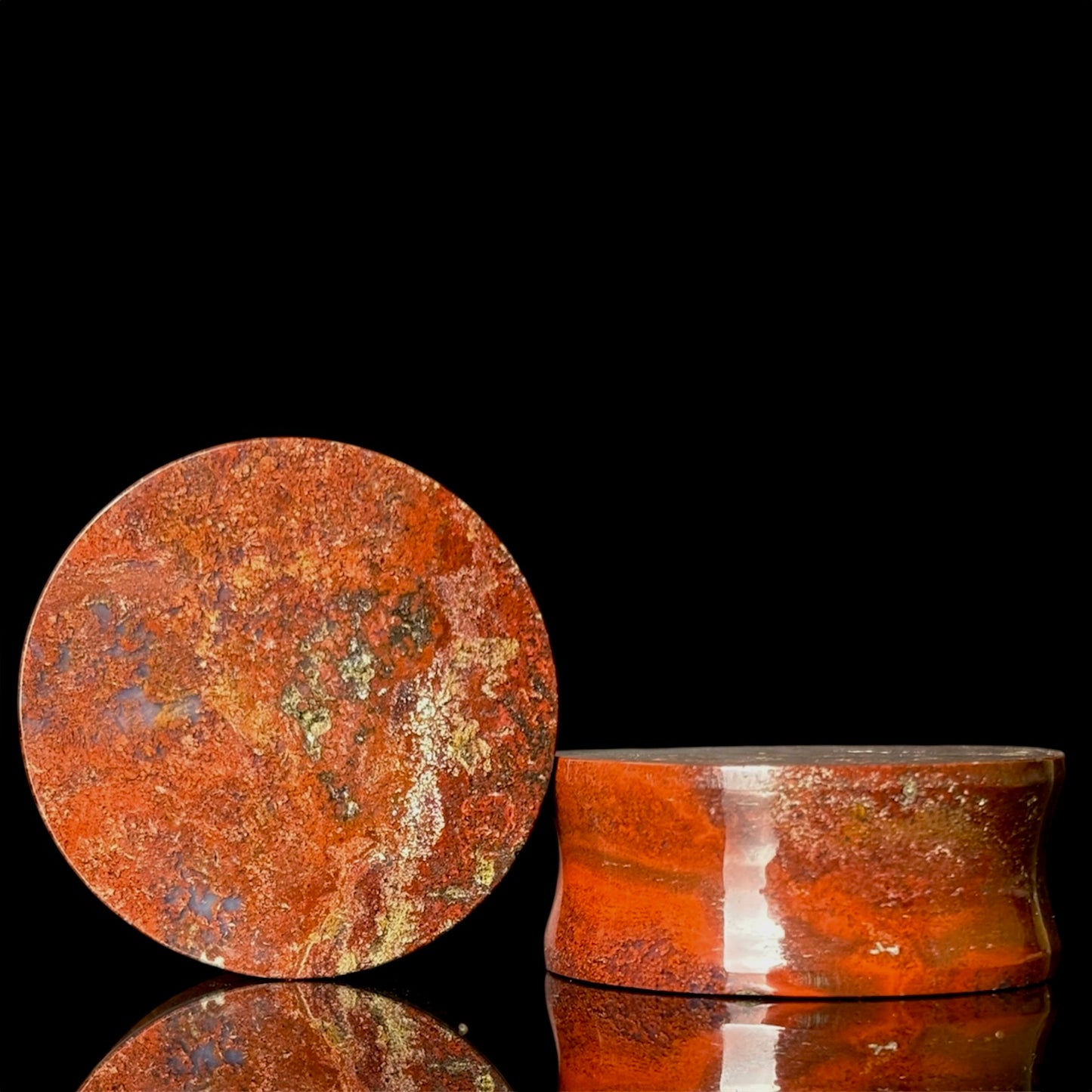 1 1/4” / 32mm Red Moss Agate