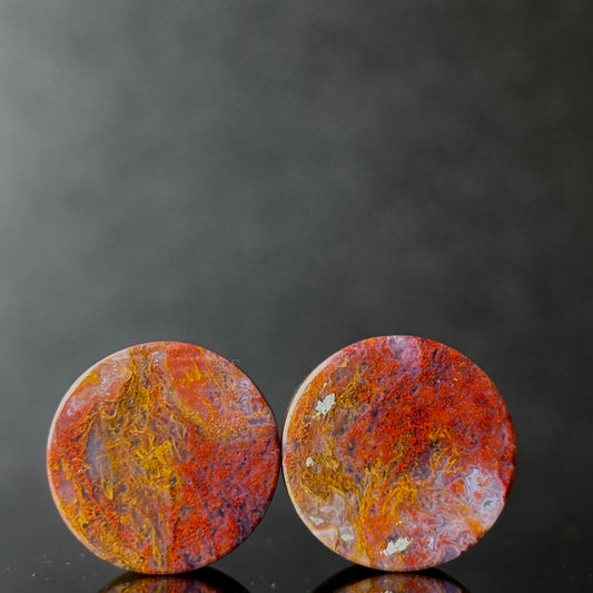 9/16” / 14mm Red Moss Agate