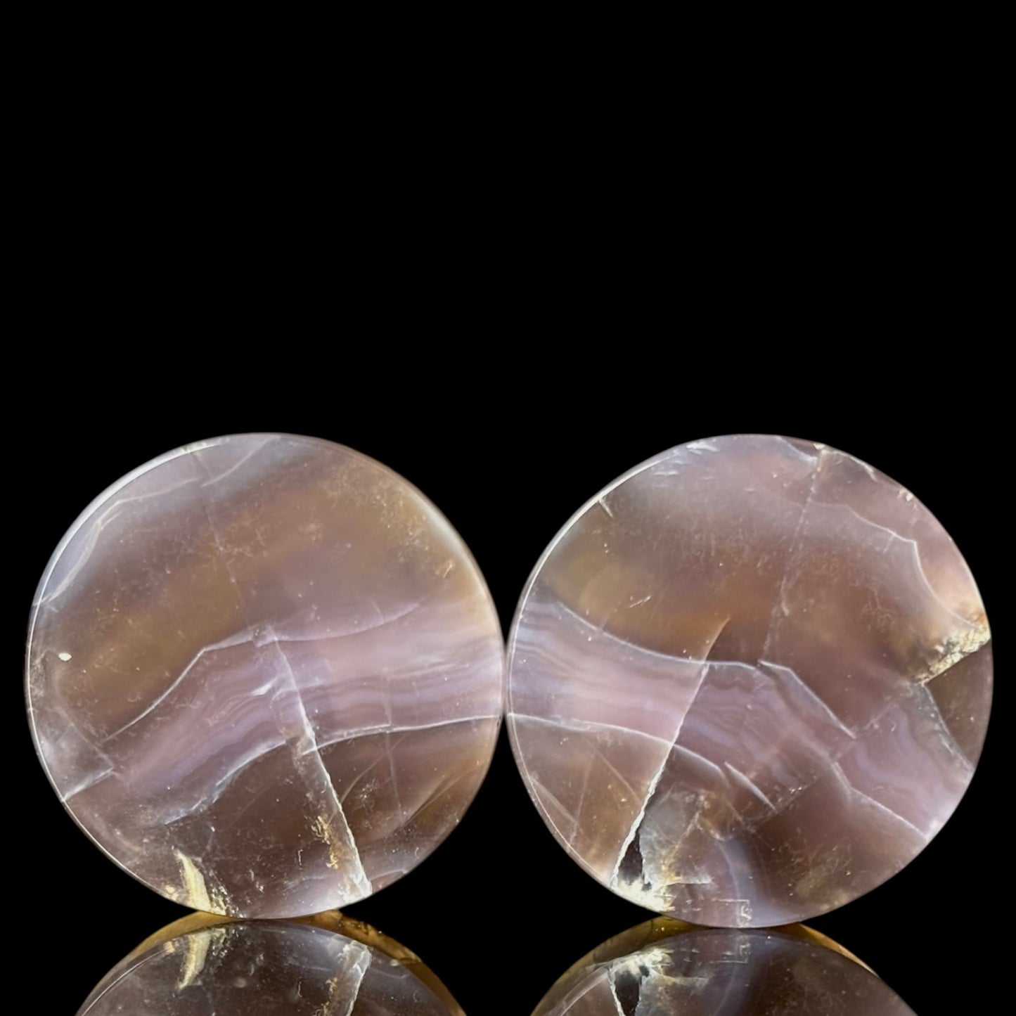1" Large / 25mm Purple chalcedony