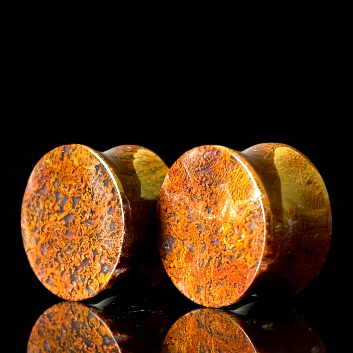 3/4” / 19mm Yellow Moss Agate