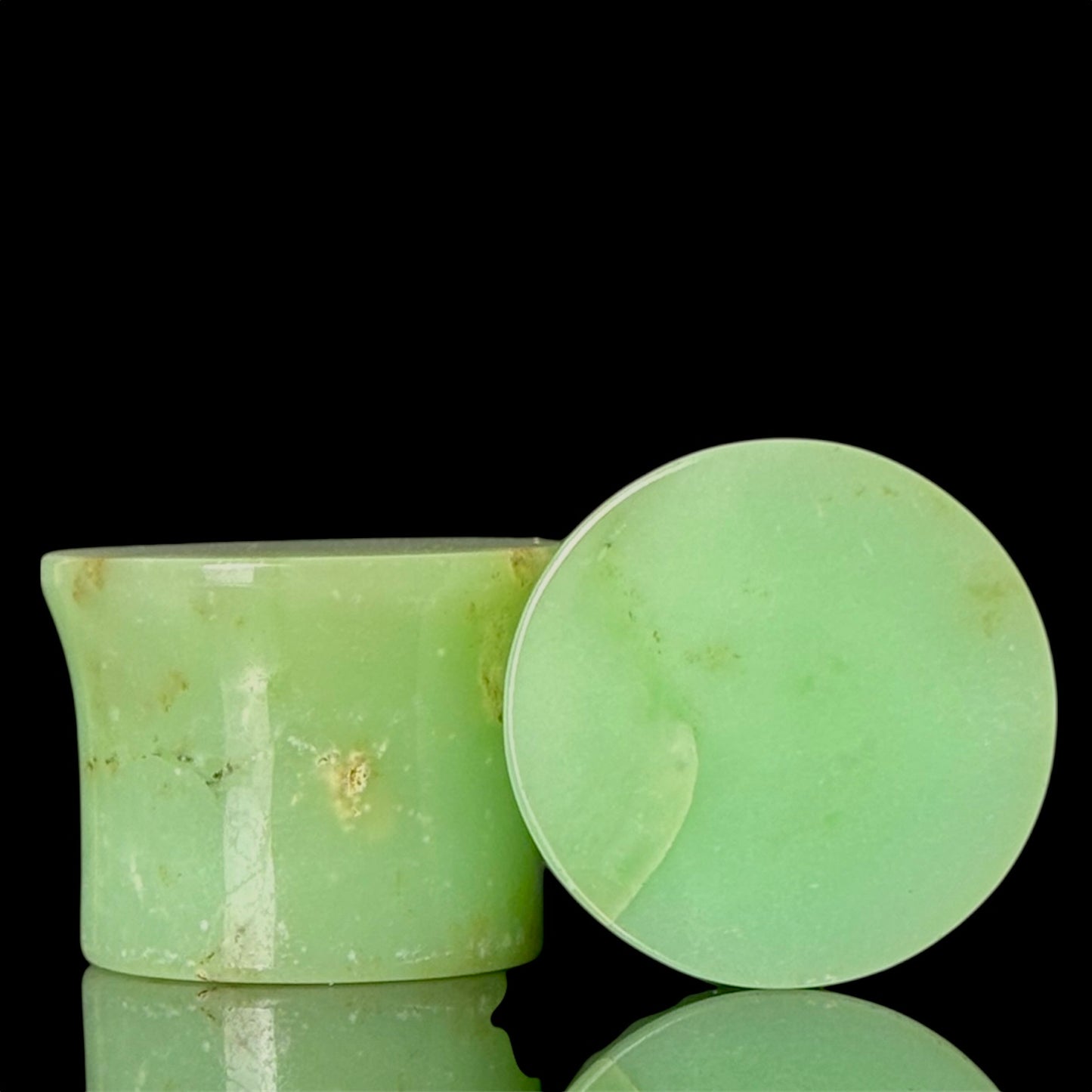 5/8" (16mm) Chrysoprase Single Flare
