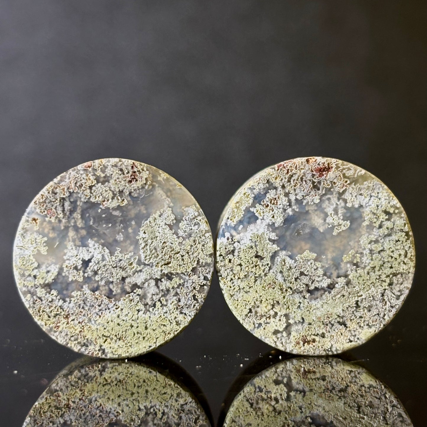3/4" / 19mm Moss Agate