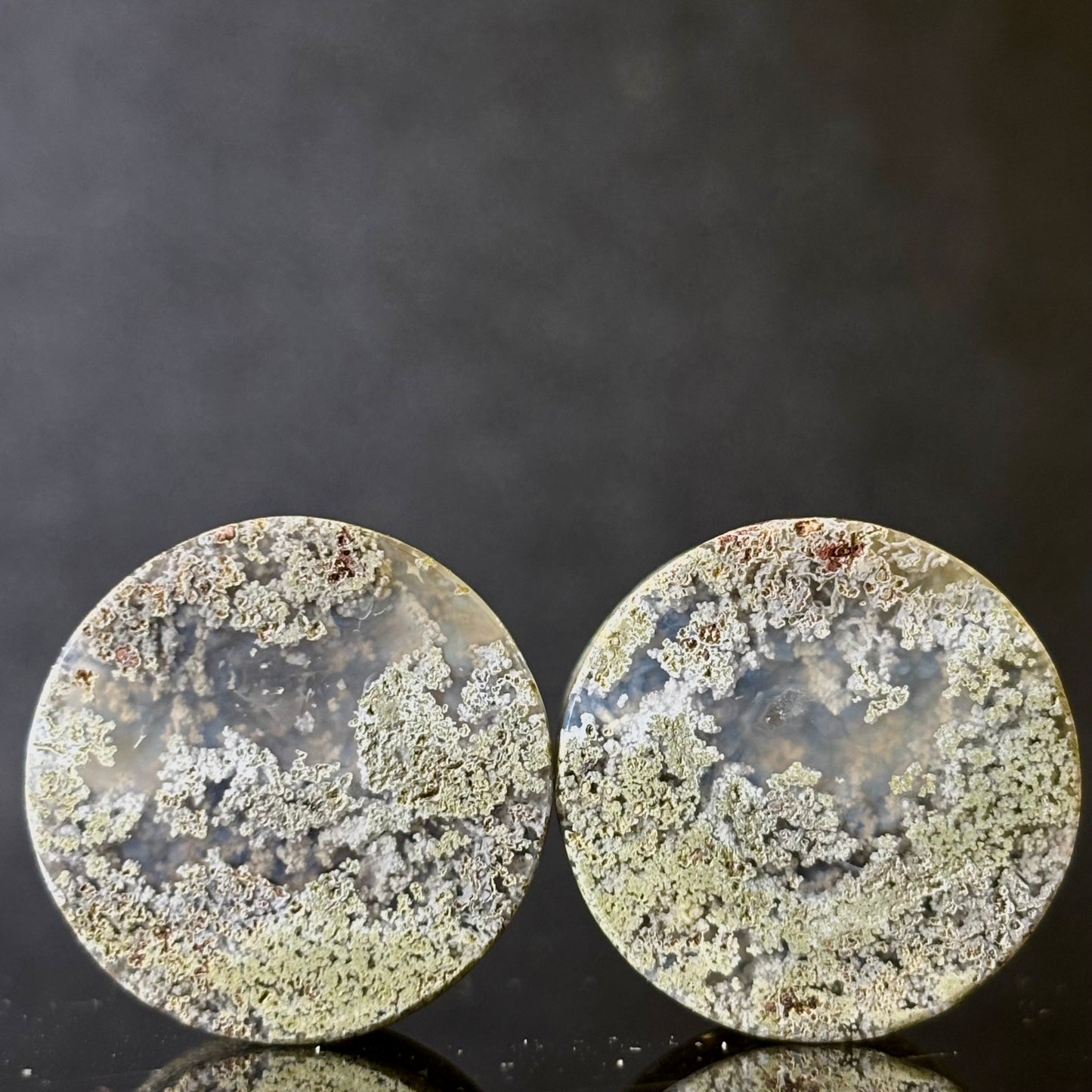 3/4" / 19mm Moss Agate