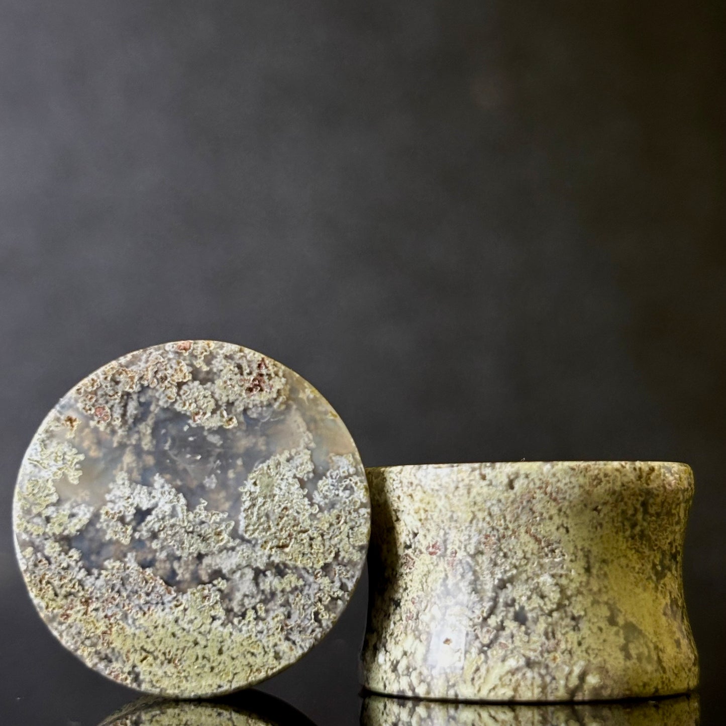 3/4" / 19mm Moss Agate