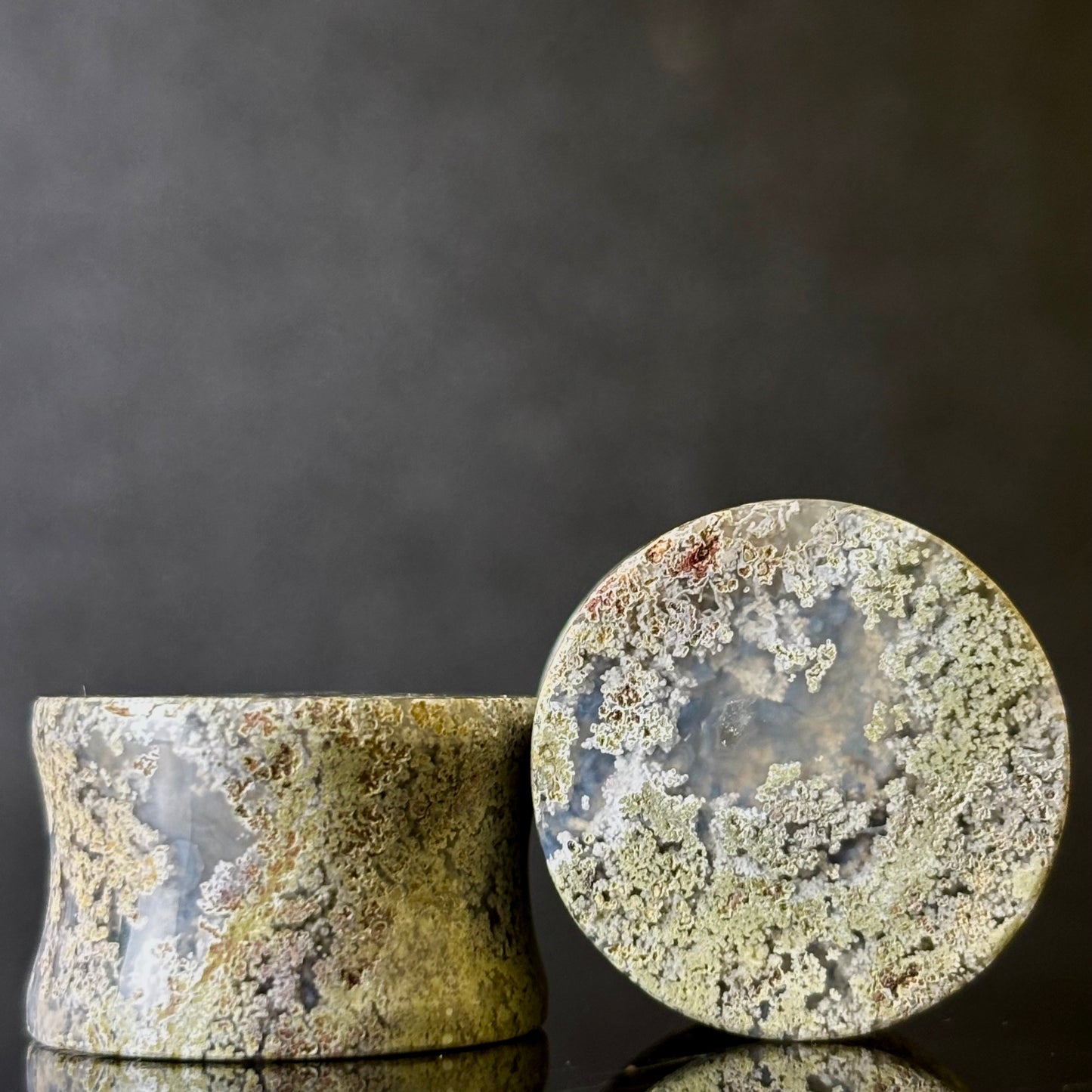 3/4" / 19mm Moss Agate
