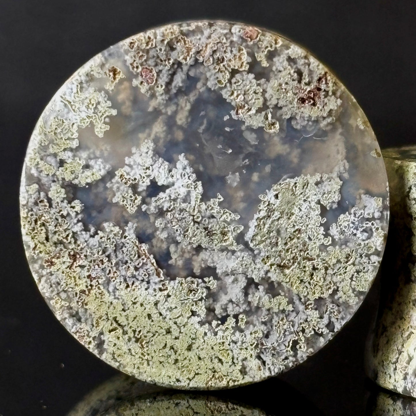 3/4" / 19mm Moss Agate