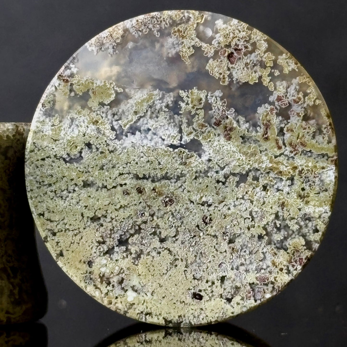 3/4" / 19mm Moss Agate