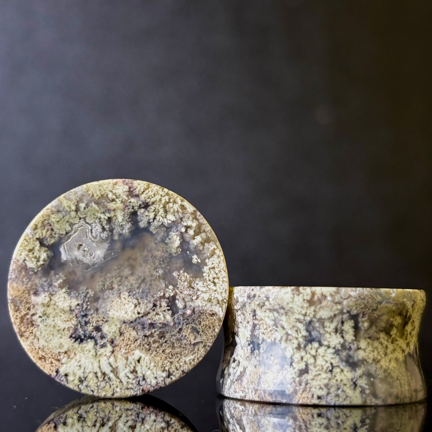 1" / 25mm Moss Agate