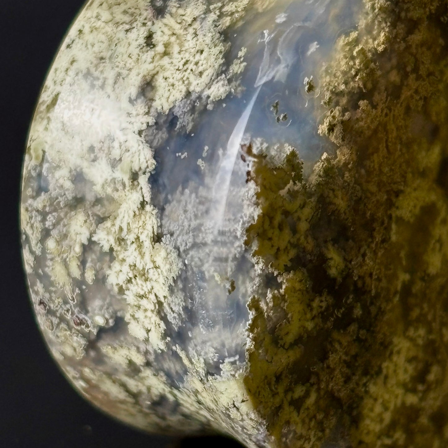 1" / 25mm Moss Agate