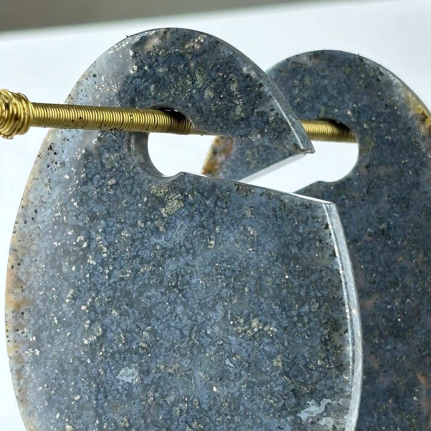 Marcasite In Agate Ear Weight
