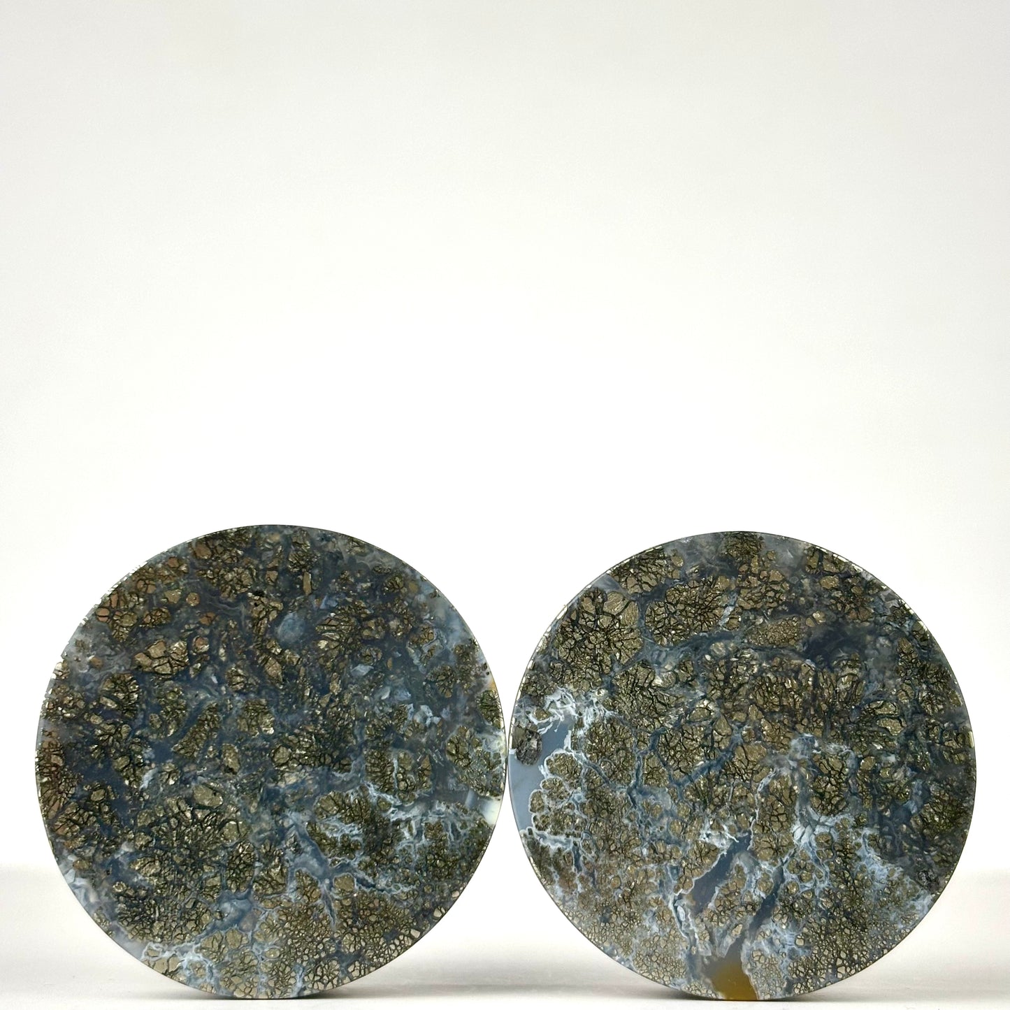 Marcasite In Agate 1 3/4 (44mm)