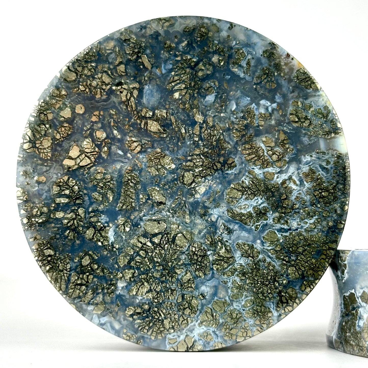 Marcasite In Agate 1 3/4 (44mm)