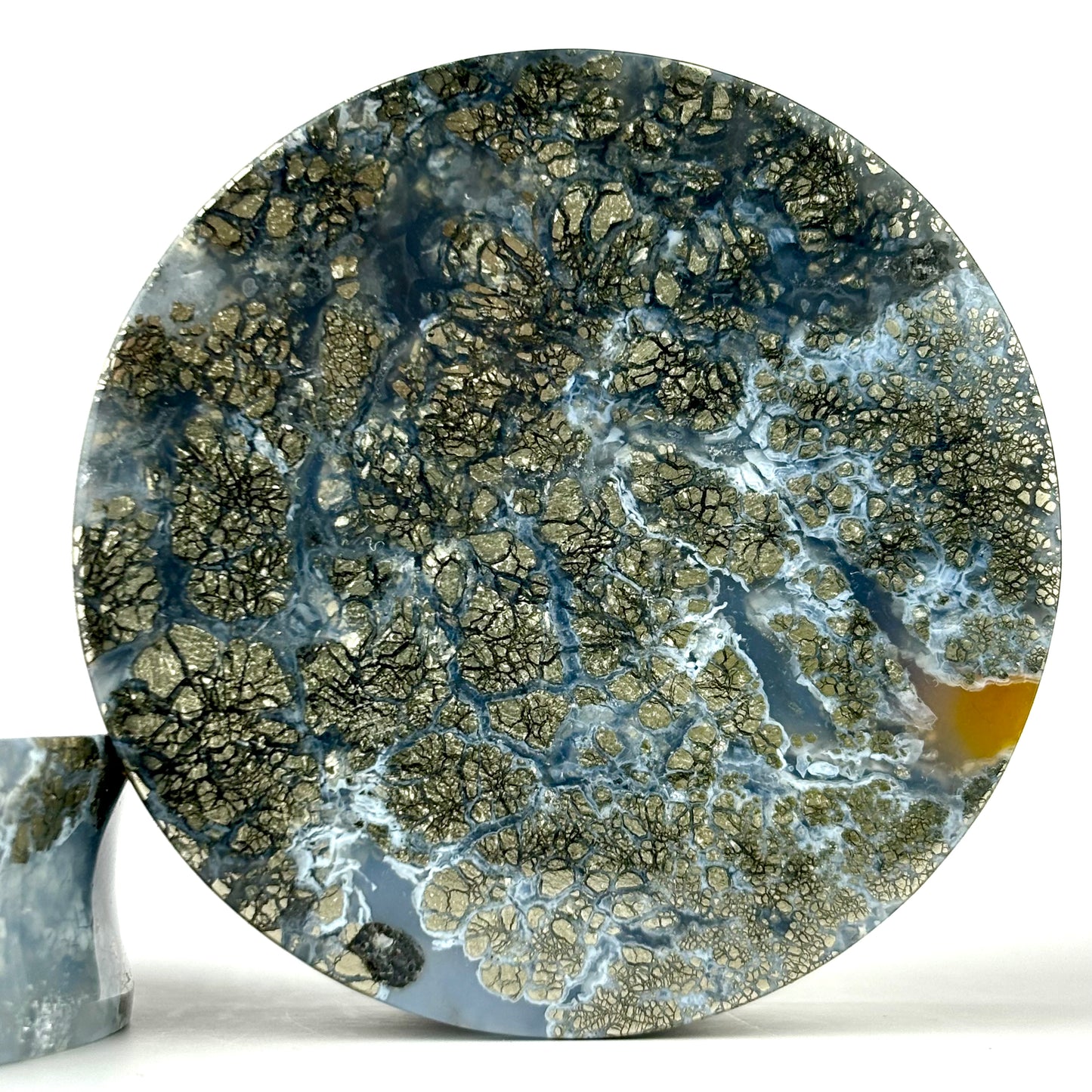 Marcasite In Agate 1 3/4 (44mm)