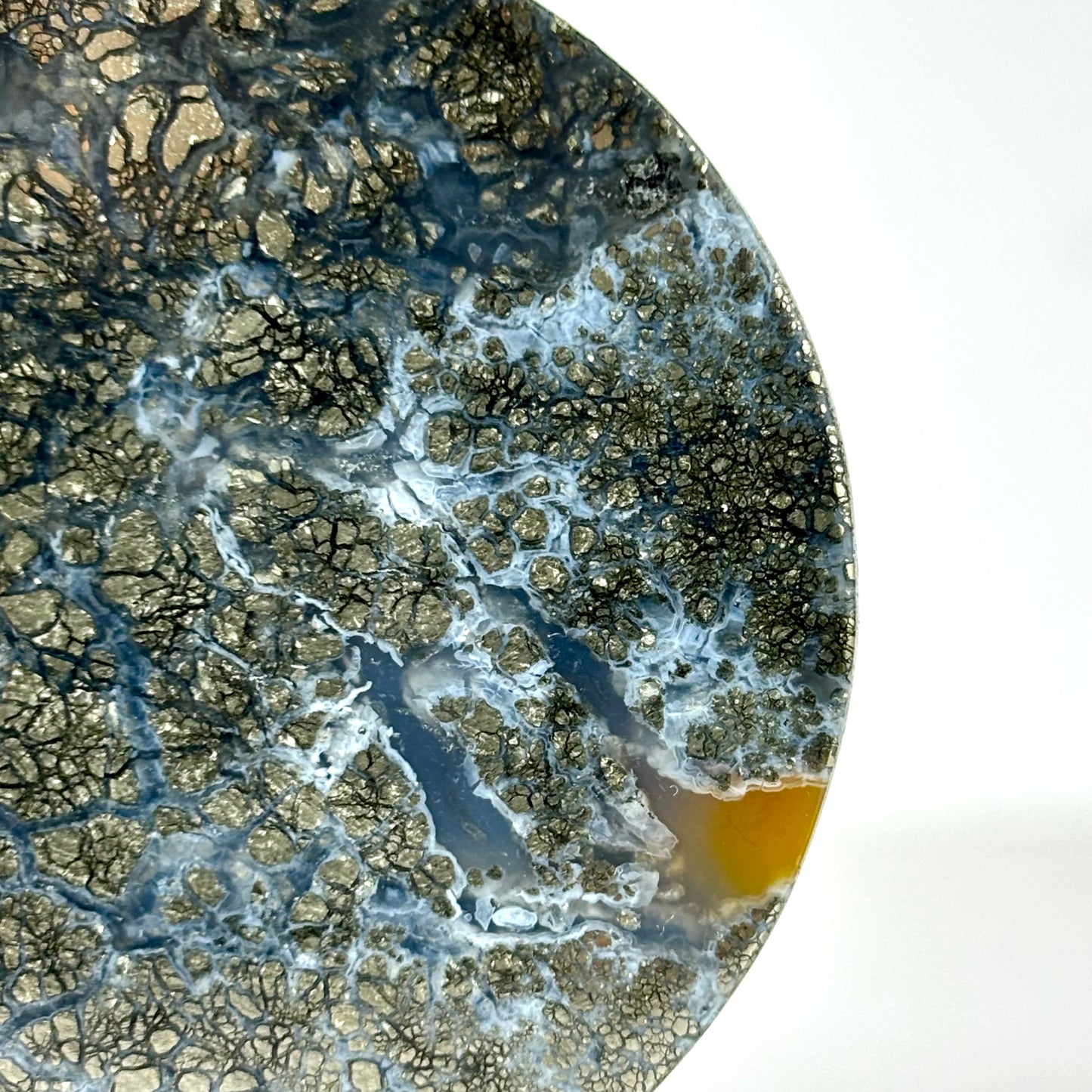 Marcasite In Agate 1 3/4 (44mm)