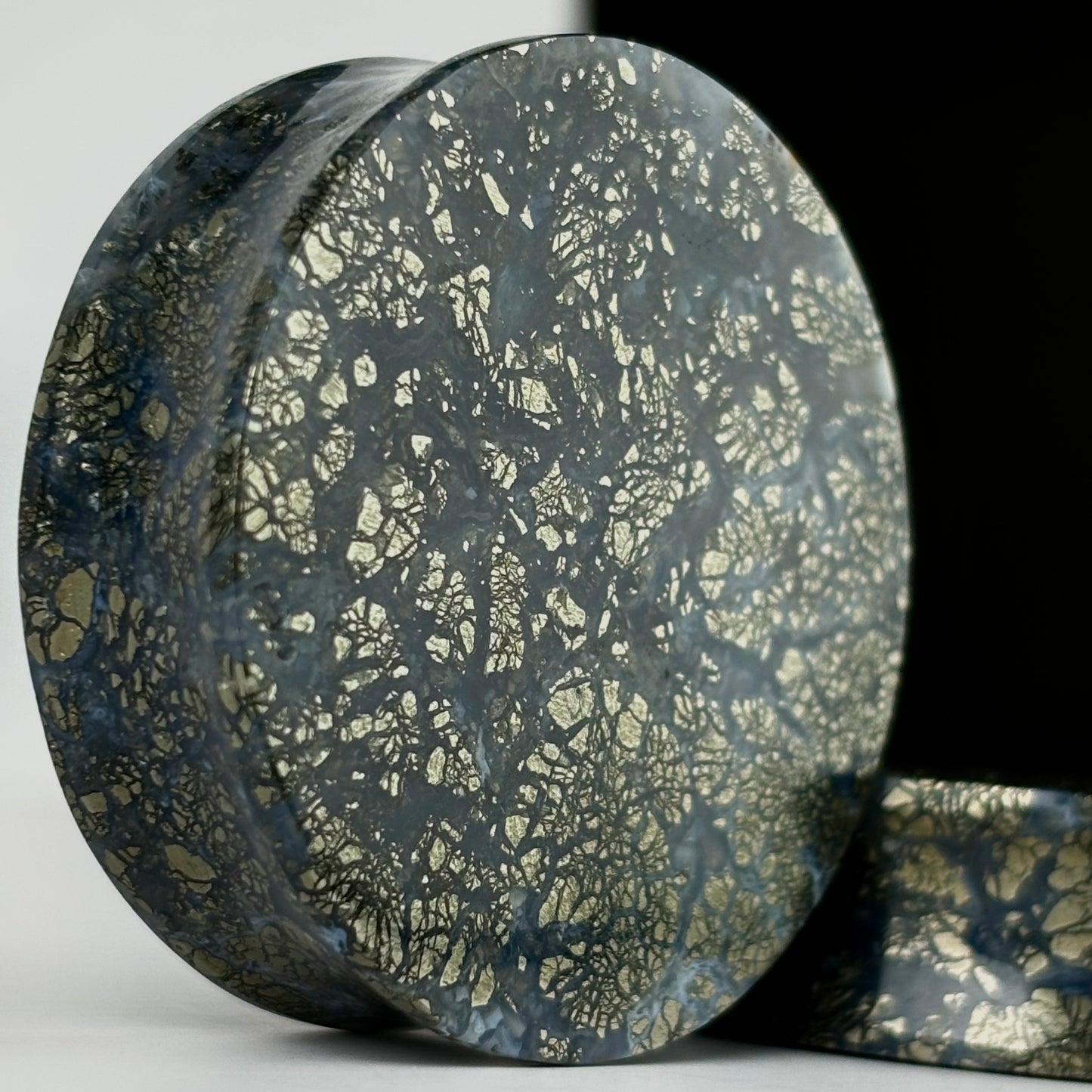 Marcasite In Agate 1 3/4 (44mm)