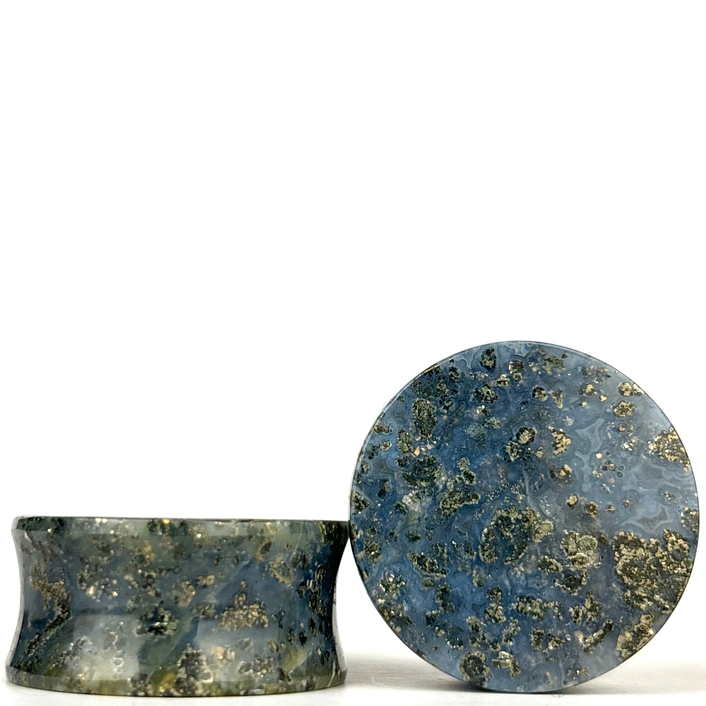 Marcasite In Agate 1" (25mm)