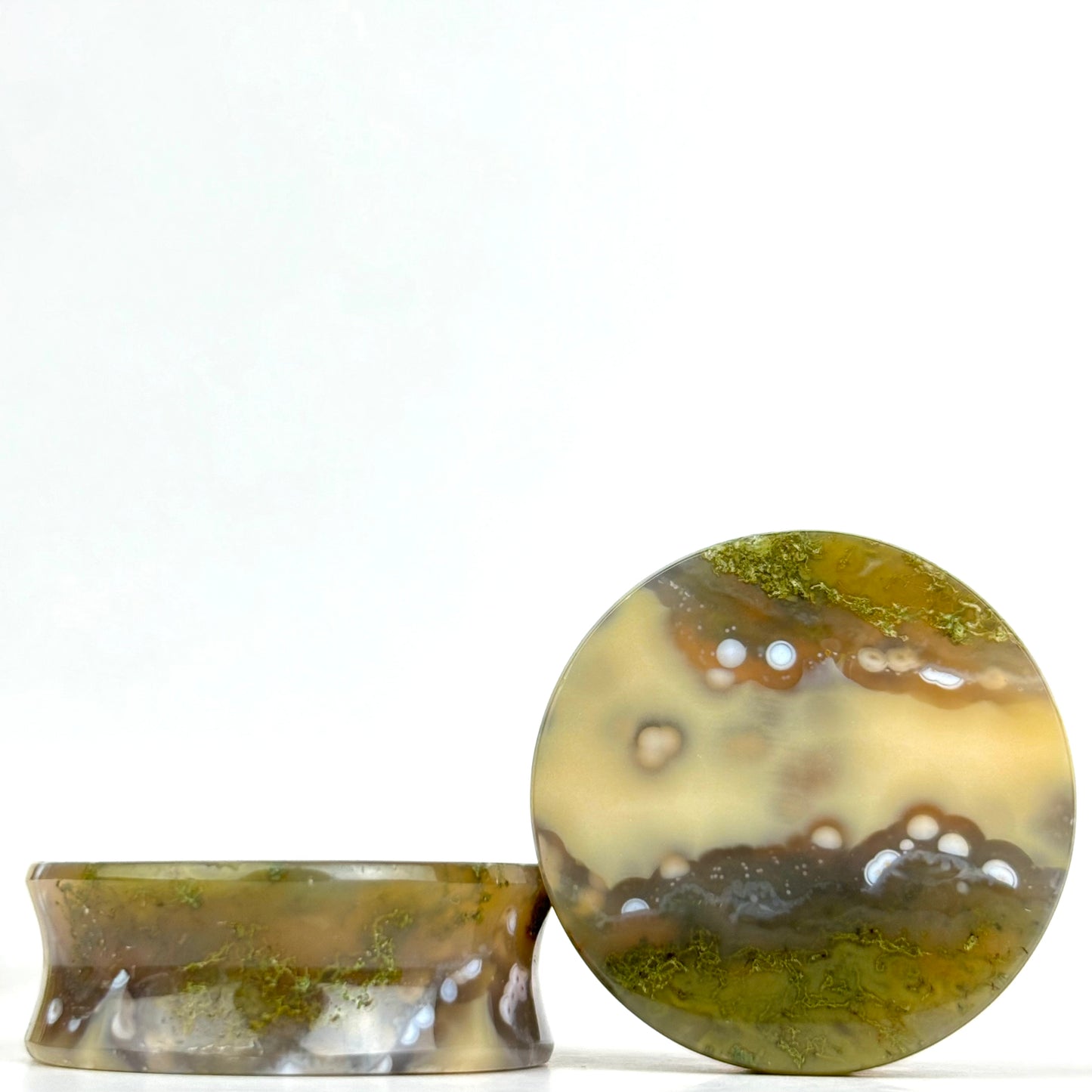 Timor Agate With Moss 1" (25mm)