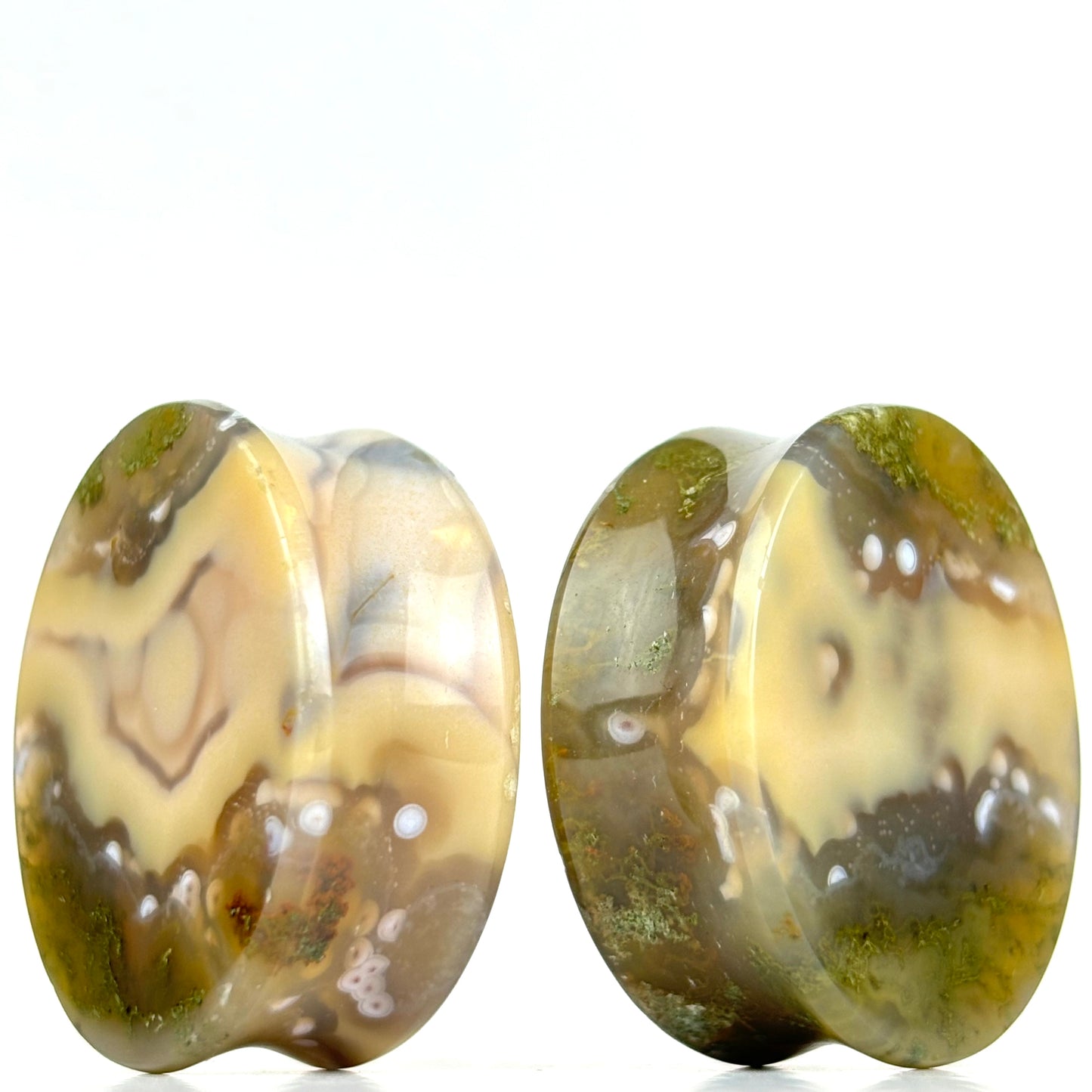 Timor Agate With Moss 1" (25mm)