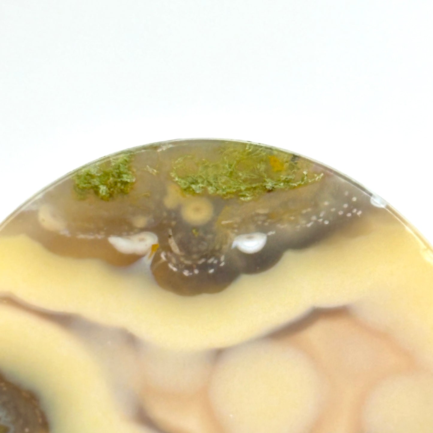 Timor Agate With Moss 1" (25mm)