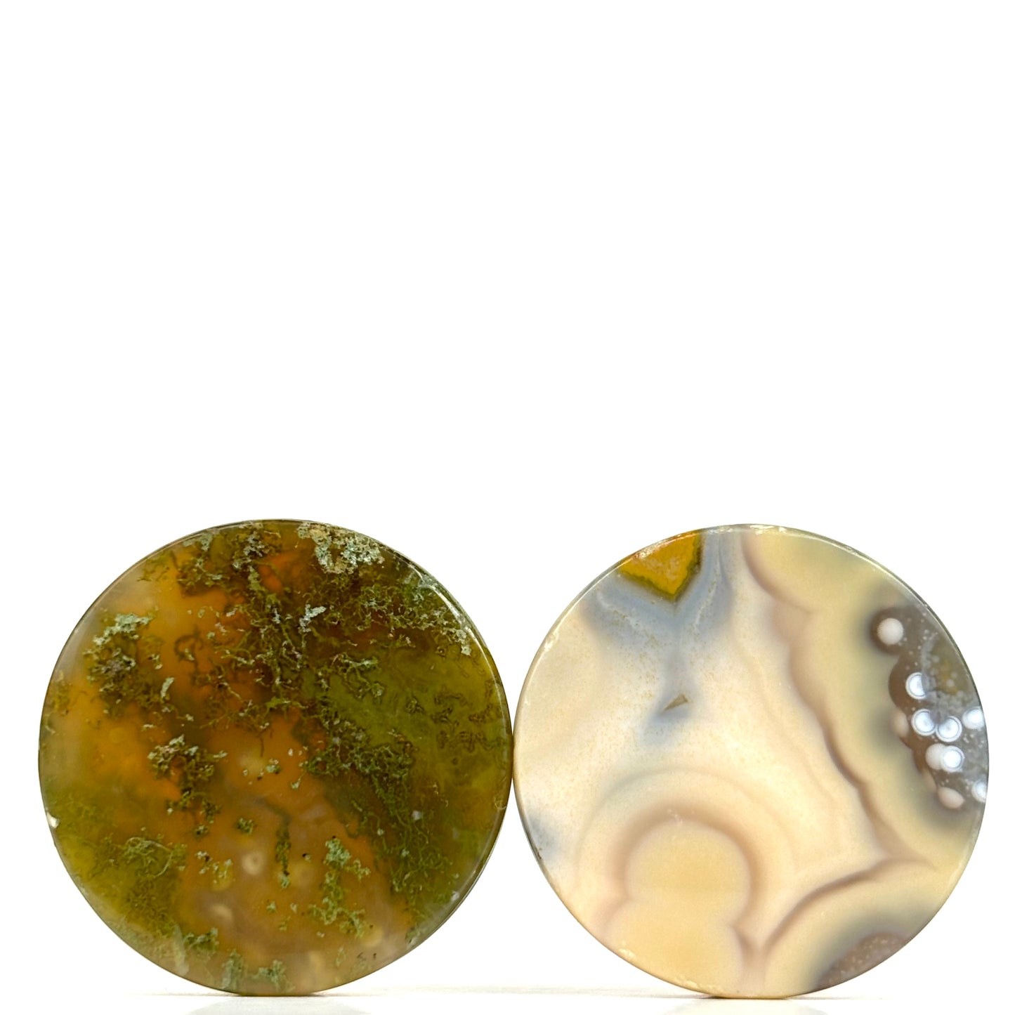 Timor Agate With Moss 1" (25mm)