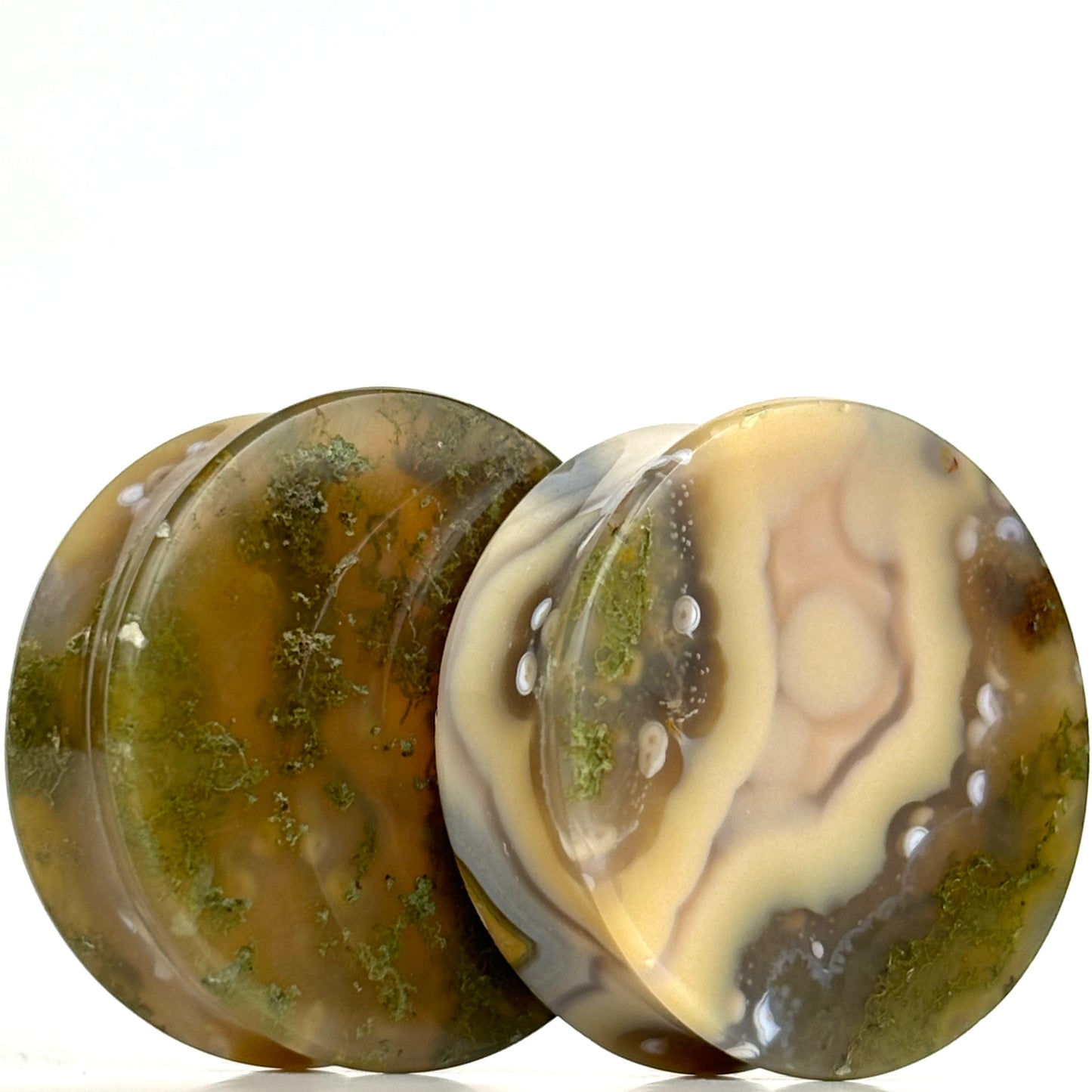 Timor Agate With Moss 1" (25mm)