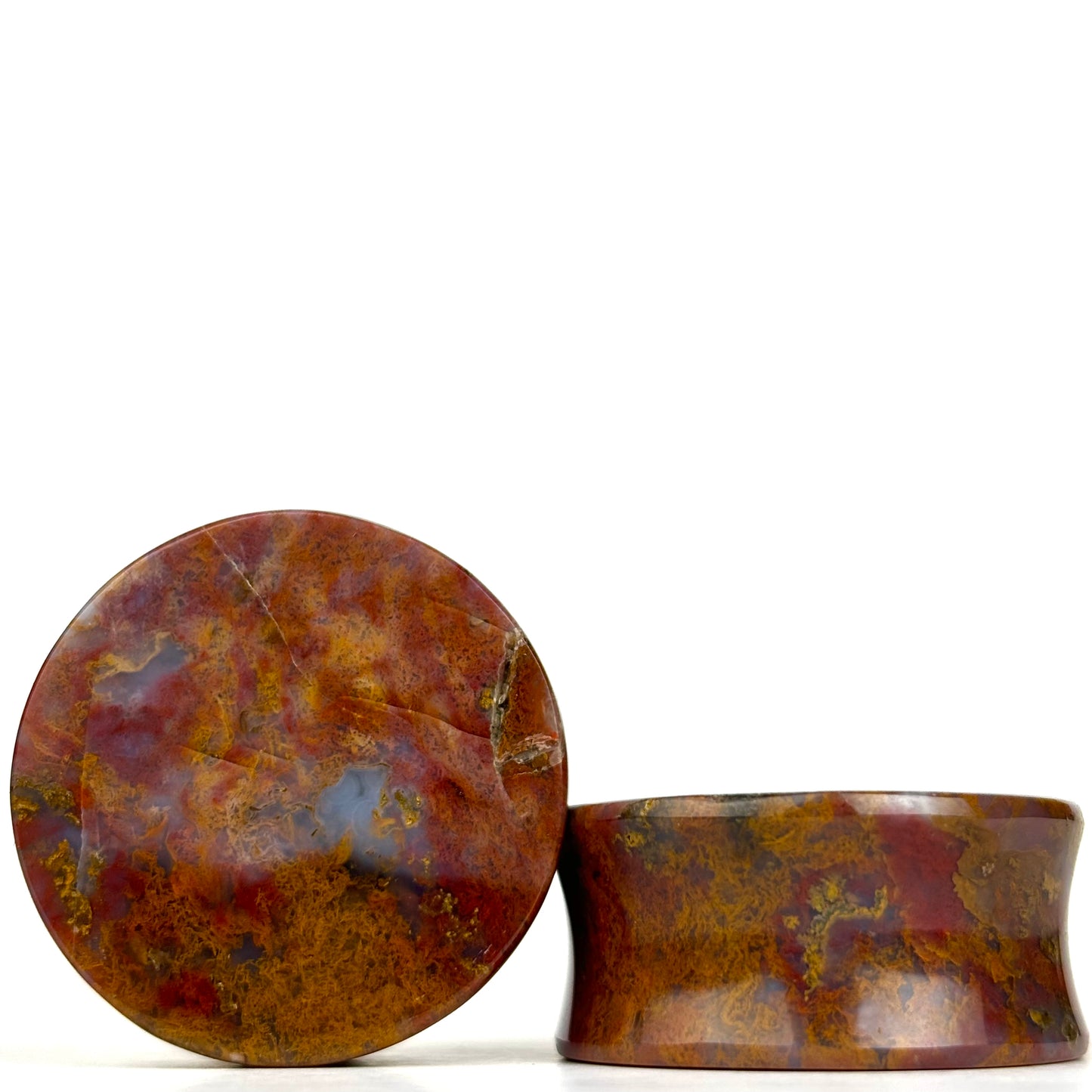 Red Moss Agate Large 1" (26mm)