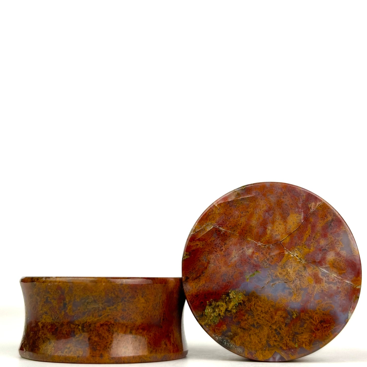Red Moss Agate Large 1" (26mm)
