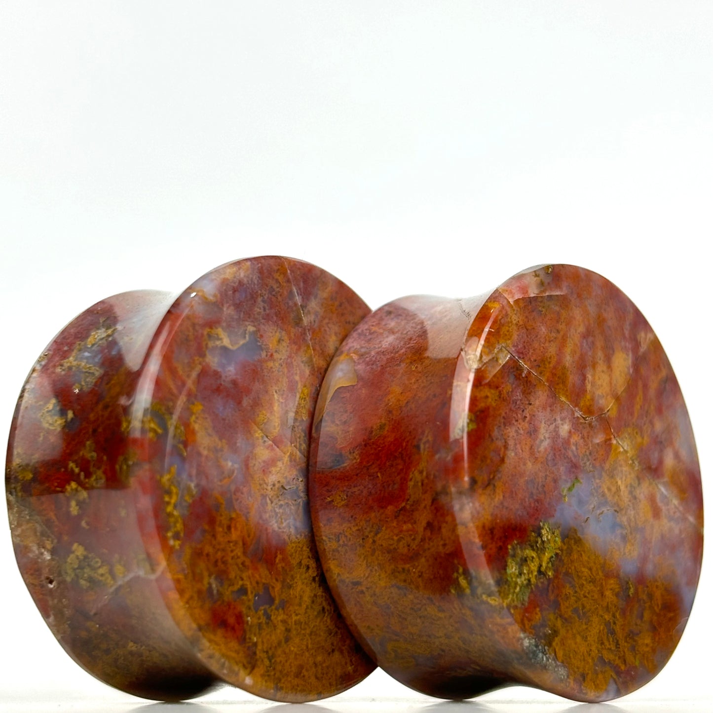 Red Moss Agate Large 1" (26mm)