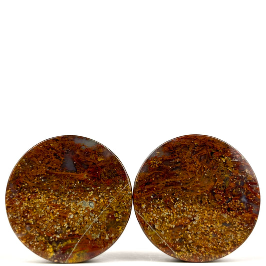 Red Moss Agate Large 1" (26mm)