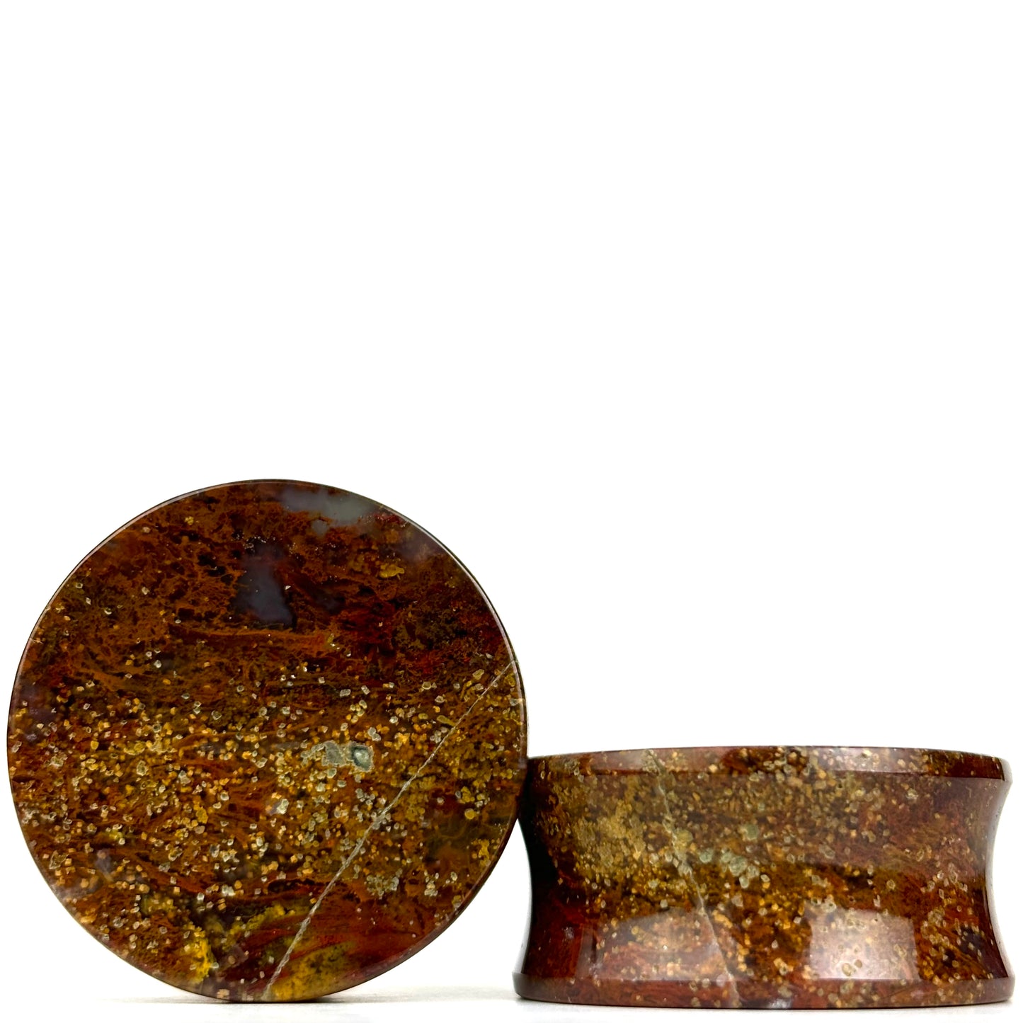 Red Moss Agate Large 1" (26mm)