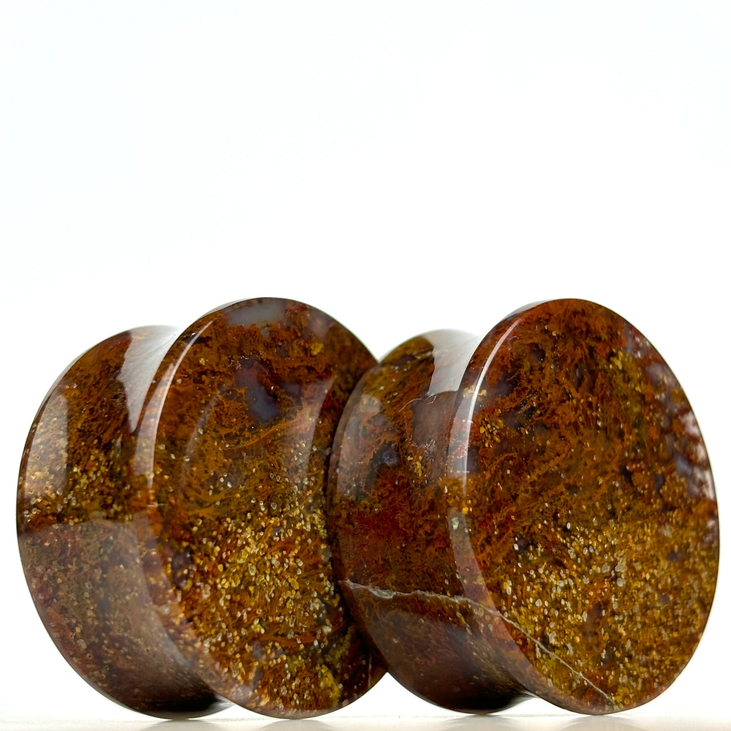 Red Moss Agate Large 1" (26mm)