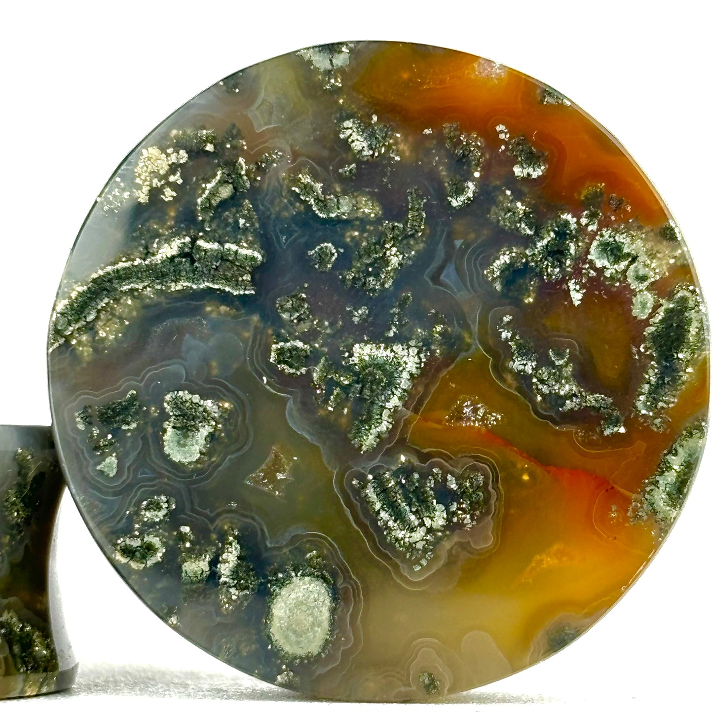 marcasite in agate 1.18" (30mm)
