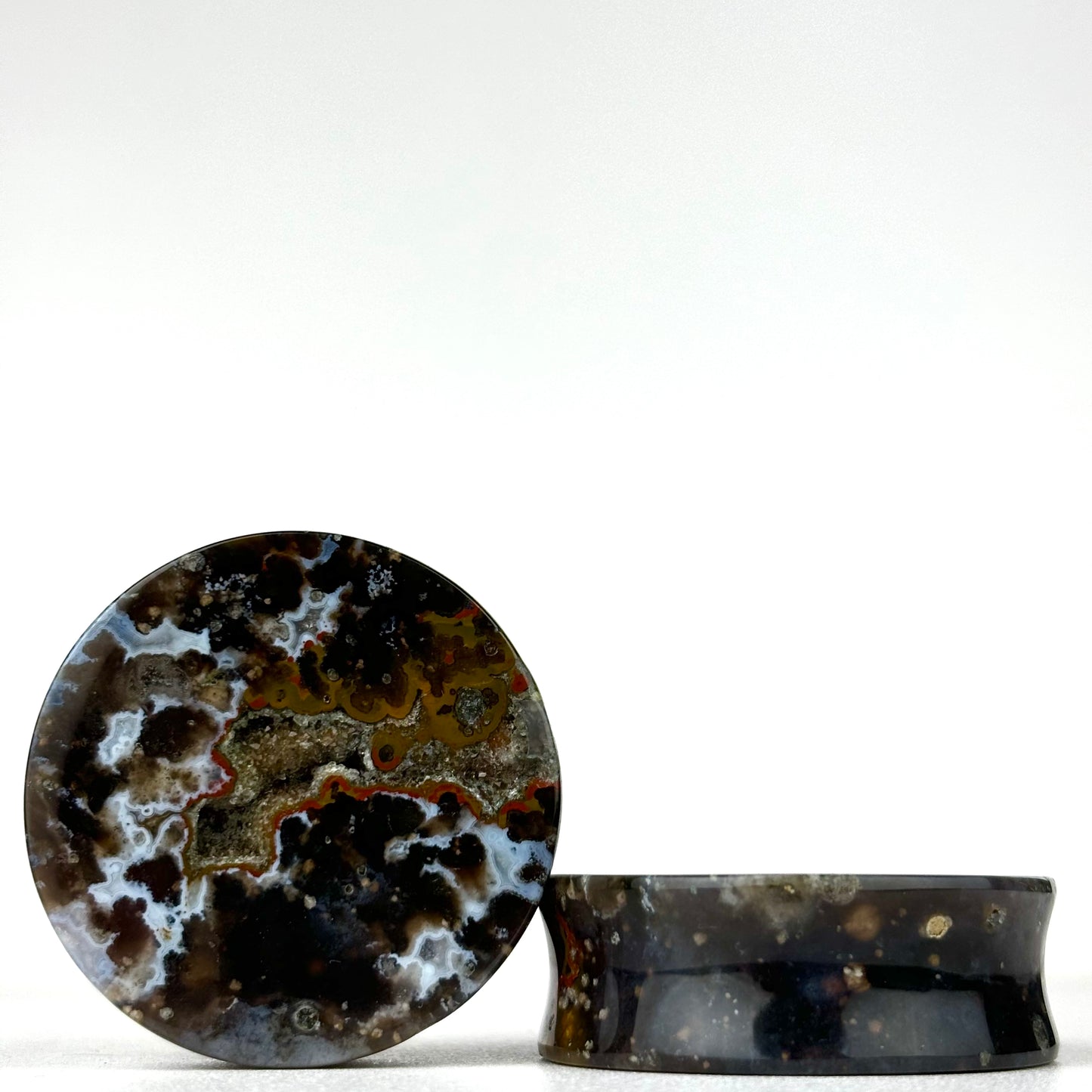 1 1/12" / 38mm Sumatra Agate With Geode