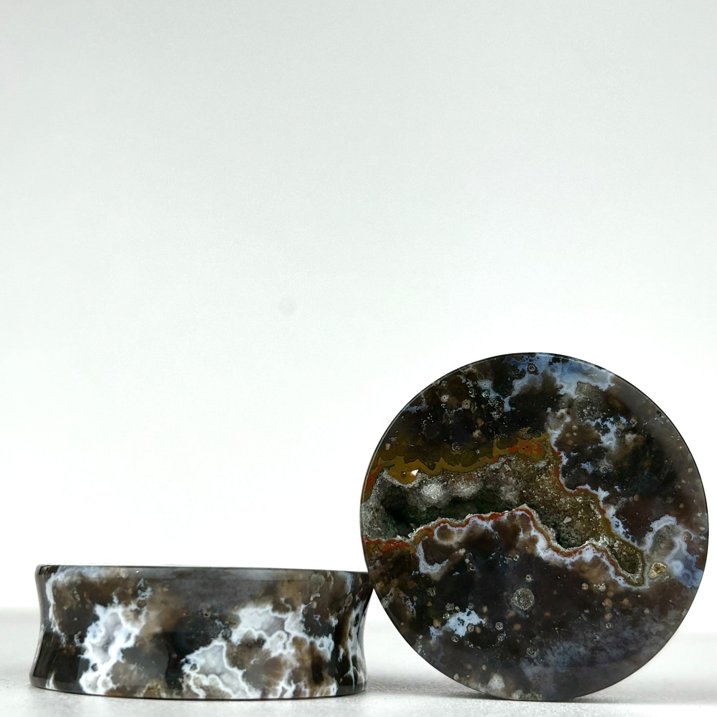 1 1/12" / 38mm Sumatra Agate With Geode