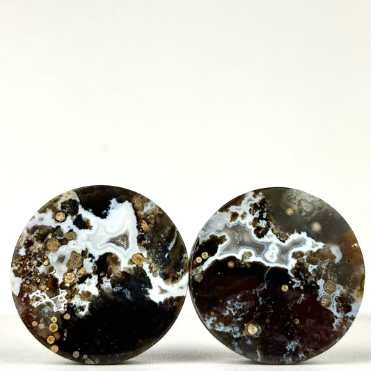1 1/2" / 38mm Sumatra Agate Blanded Geode