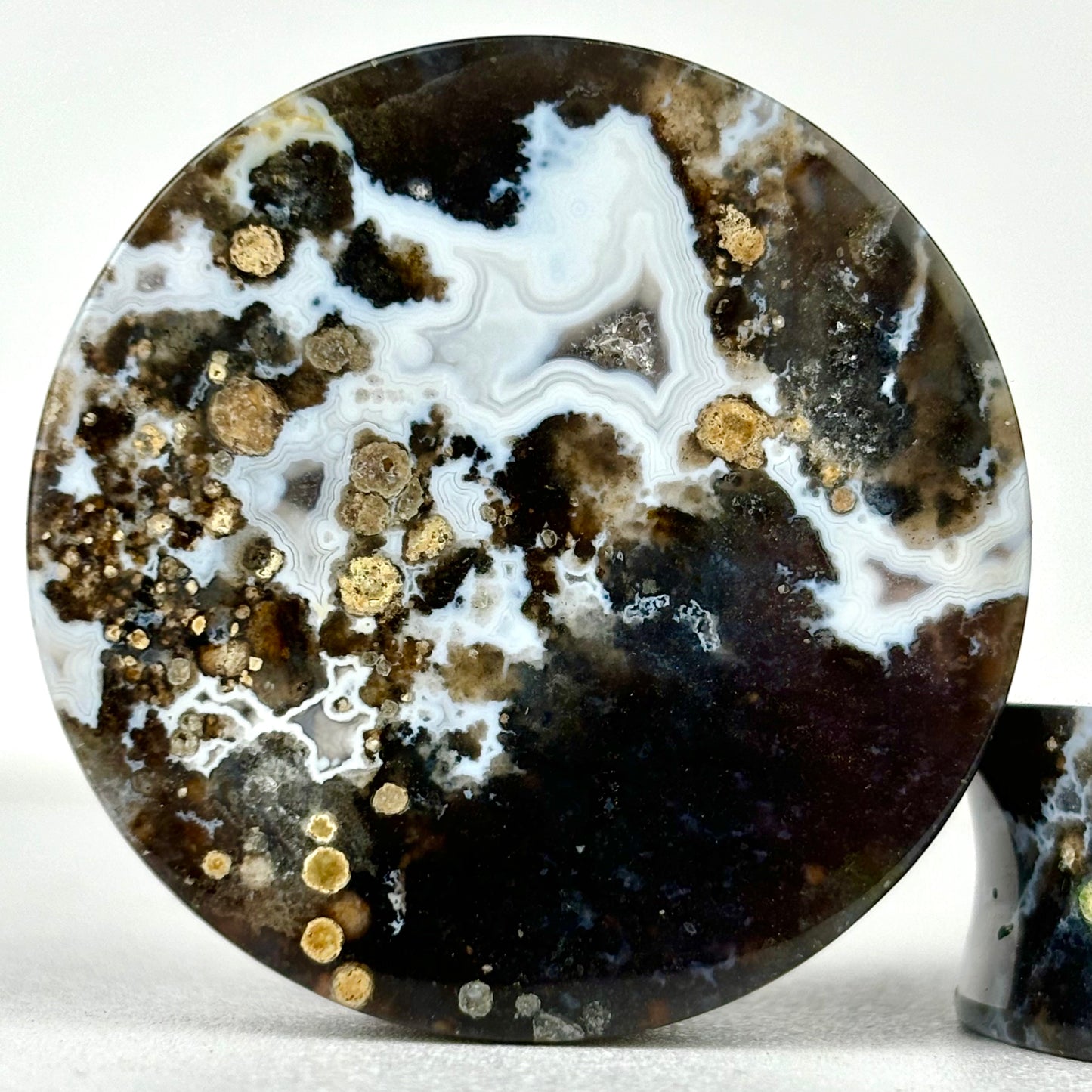 1 1/2" / 38mm Sumatra Agate Blanded Geode