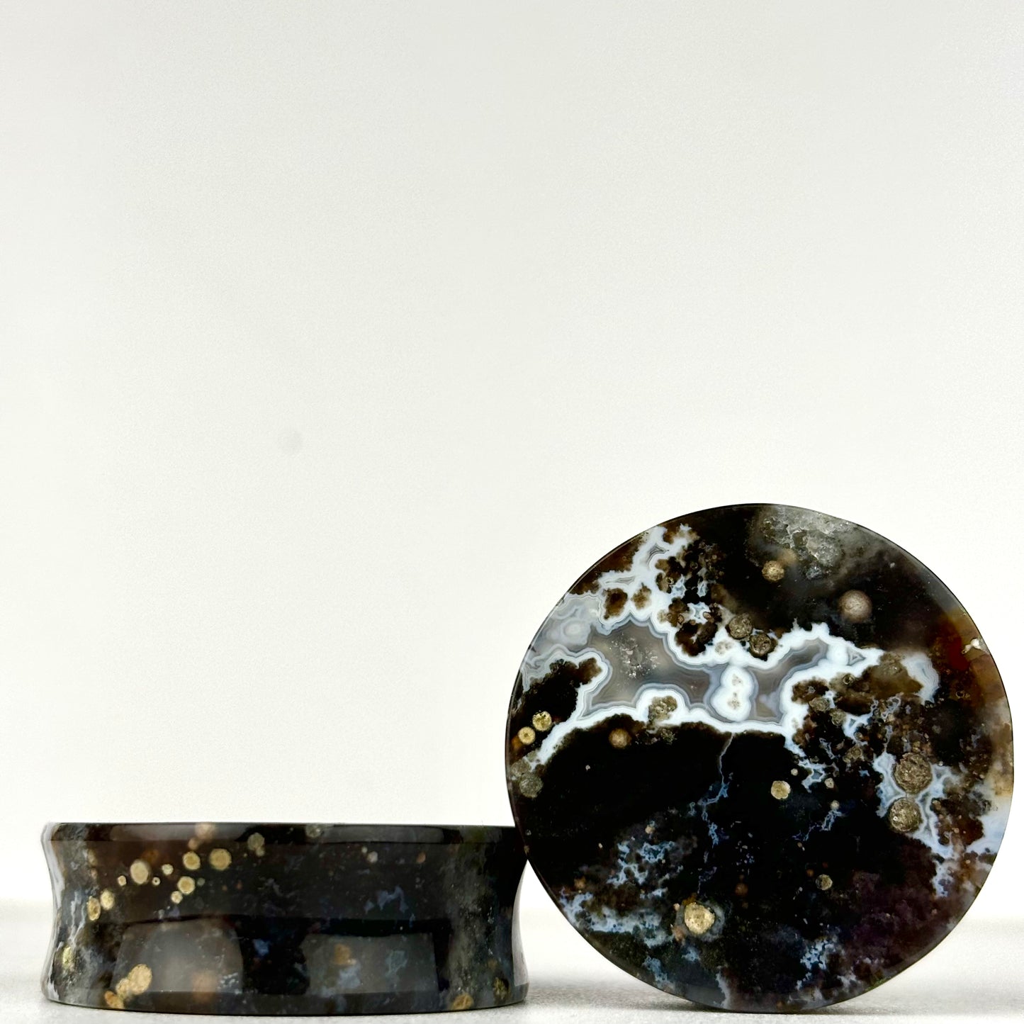 1 1/2" / 38mm Sumatra Agate Blanded Geode